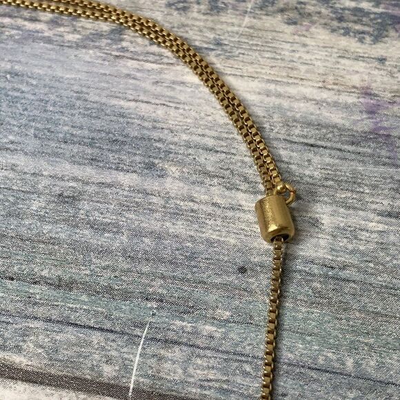 Elegant Gold and Burgundy Tassel Necklace - Picture 6 of 7